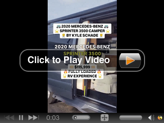 Used 2020 Mercedes-Benz Sprinter 3500 Cargo Camper Video Poster